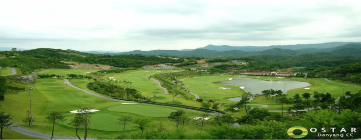 Fig. 5. Operating of the Ostar Danyang Public Golf Course at Aug., 2008.