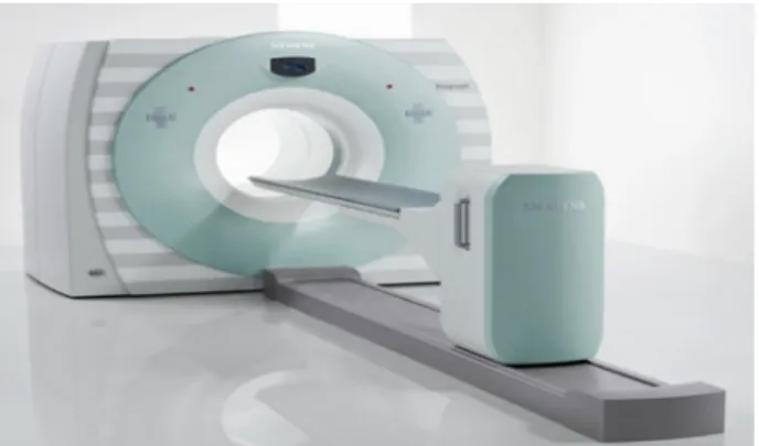 Fig. 1. Biograph true point 40 PET/CT scanner was used.   