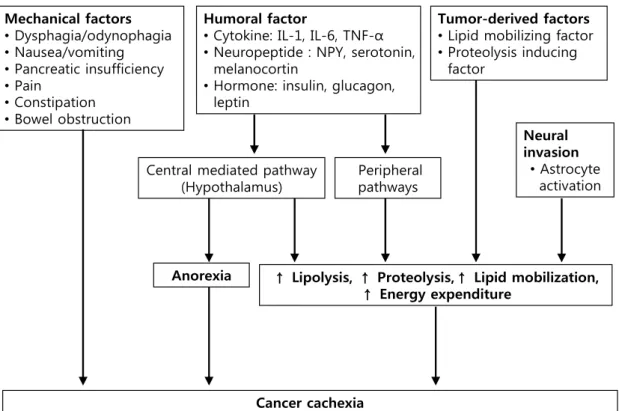 Table 1. Diagnosis of cancer cachexia