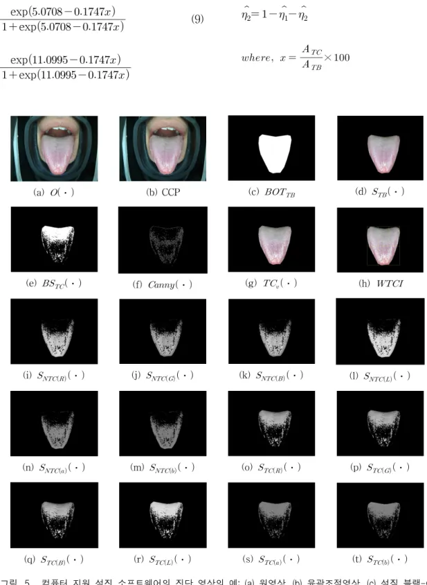 Fig. 5. Example  of  Diagnosis  Image  in  the  Computerized  Assistant  Tongue  Diagnosis  Software: 