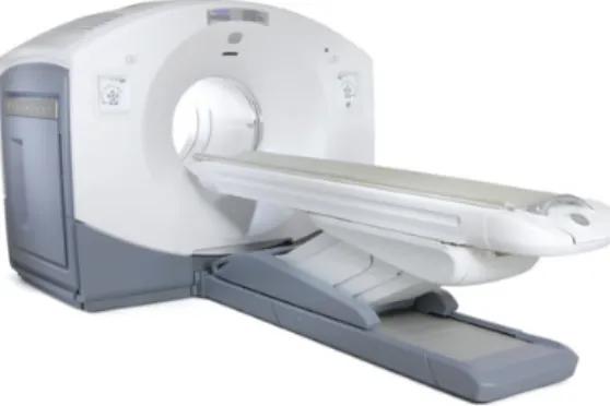 Fig. 1. GE Discovery 690 PET/CT scanner.    Fig. 2. NEMA NU2-1994 PET phantom.