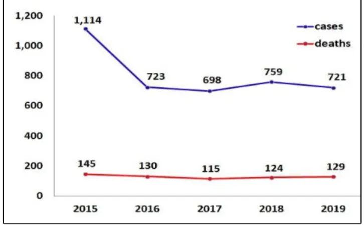 Fig.  2.  Coastal  accidents  in  the  last  5  years. 8)