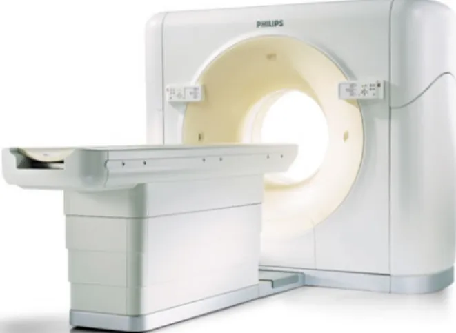 Fig. 5. Brilliance 16 CT was used for experiments of helical type  CT.
