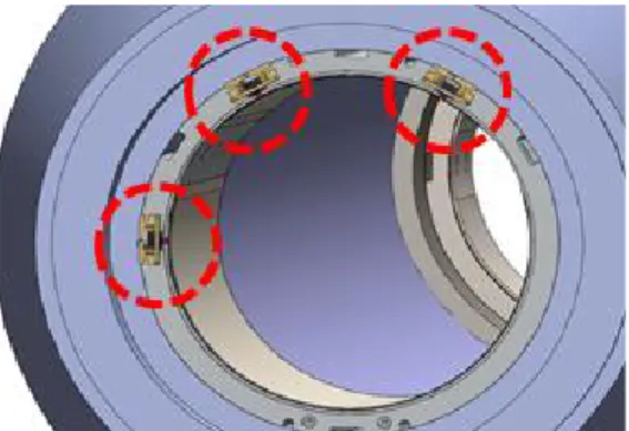 Fig.  4.  An  example  of  displacement  measuring  configuration  at  after  stern  tube  side.