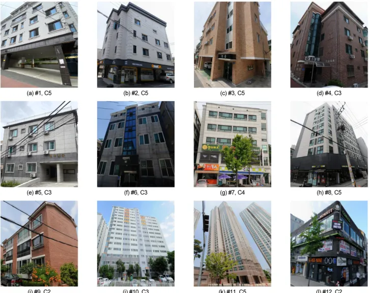 Fig. 4.  Reinforced concrete building examples