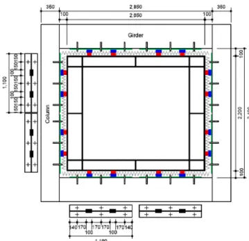 Table 1.  Materials and details of specimen with non-seismic details