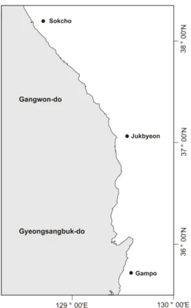 Fig.  1.  A  map  showing  stations  in  the  study  area.