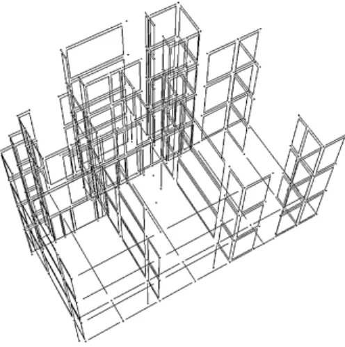 Fig. 5.  3D view of an example building (EX 1) 