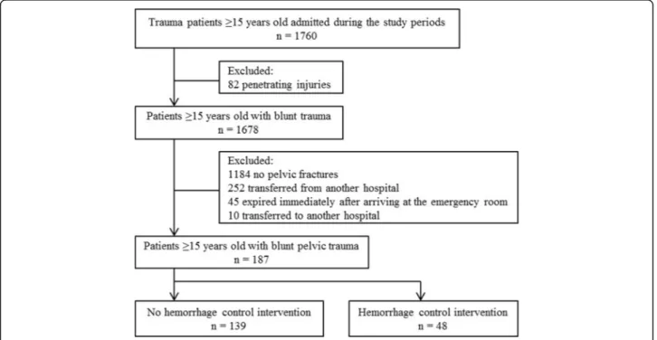 Fig. 1 Flow diagram of patients selected for analysis