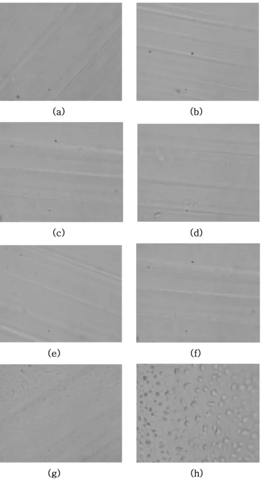 Fig. 4. Optical micrographs of CA/PEG composites with different PEG concentration and plasticization temperature