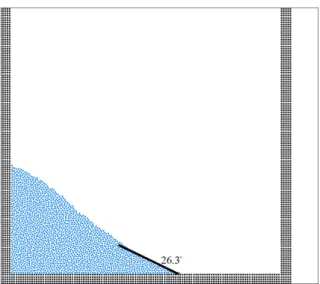 Fig.  5  Angle  of  Repose  for  0.2  Friction  Coefficient.