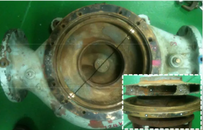 Fig.  4.  Cut  model  pump  for  reverse  engineering.