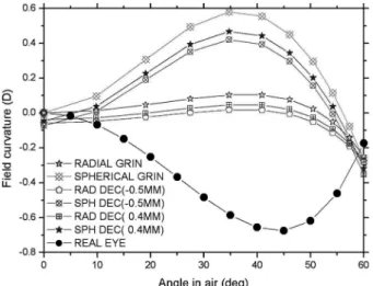 Fig. 5. 2D Image Simulation on retina.