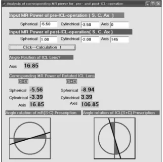 Fig. 6. Status of Calculation mode after clicking  ‘Click-Calcu- ‘Click-Calcu-lation ’ button