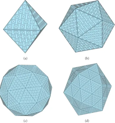 Figure 10 shows the transmission characteristics of the ceiling-type 3D array described in Figure 7 with M � 4 panels, to the UE which is assumed to be located uniformly over the hemisphere