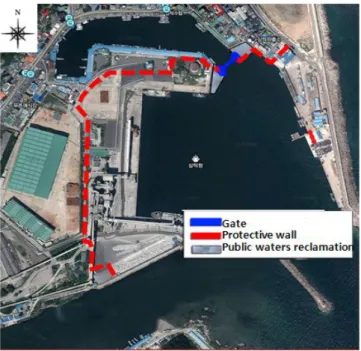 Fig.  7.  Tsunami  Flood  Protection  Facilities  Projects  in  Sam-Cheok  Port. Fig.  8
