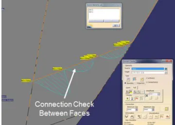 Fig.  11.  Result  of  geometry  quality  verification  with  sample  hull.