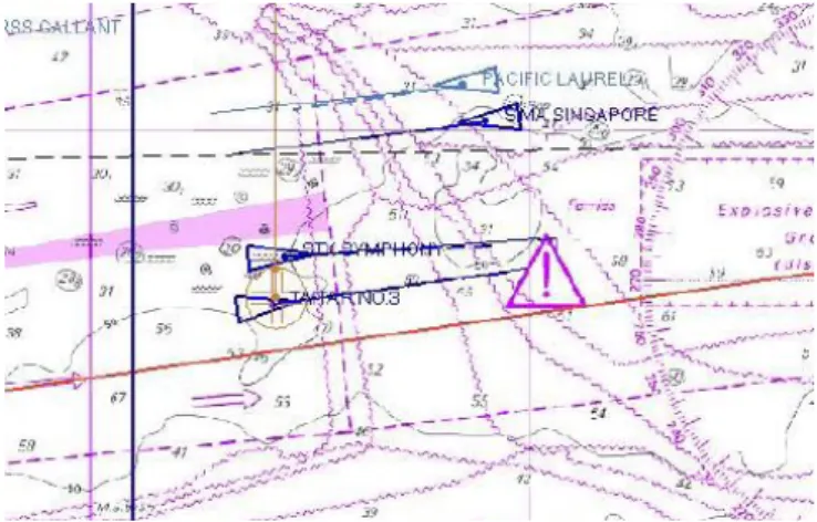 Fig.  1.  Example  of  control  distance  by  singapore  vts-1.