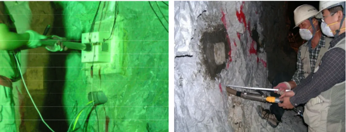 Fig. 2 Source and geophone in SHT. 