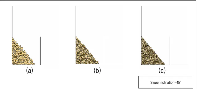Fig. 2. Modeling for surface state of slope.