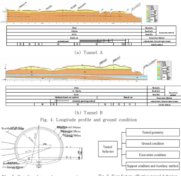 Fig.  4.  Longitude  profile  and  ground  condition