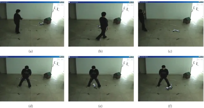 Figure 8: Demonstration of the virtual pet system.