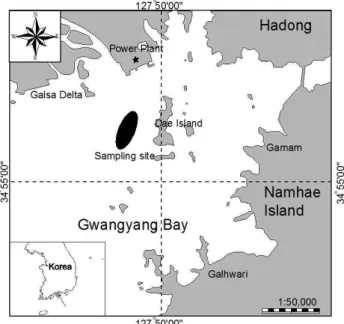 Fig. 1. Location of the study area(the black area).