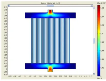 Fig. 6. Velocity distribution.