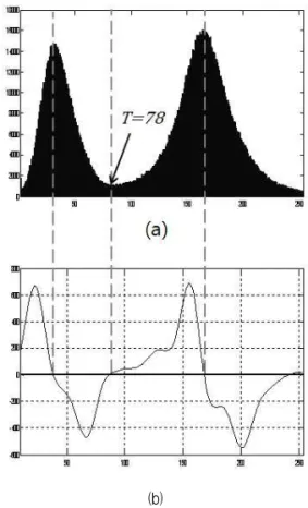 그림 2. SAR image Histogram