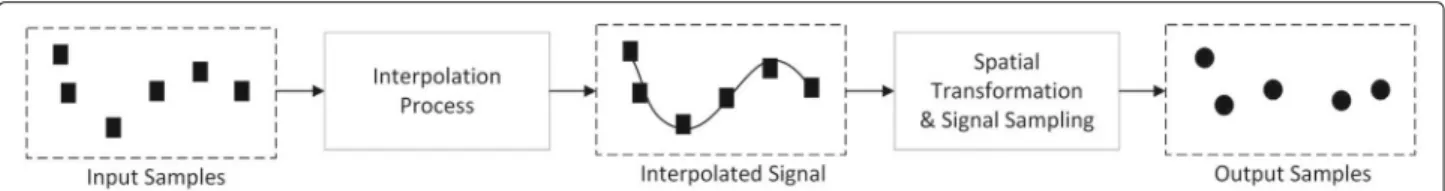 Fig. 1 The image resampling process