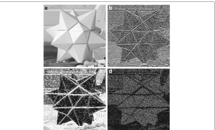 Figure 7b shows the second-order differential result of the selected image block Fig. 7a