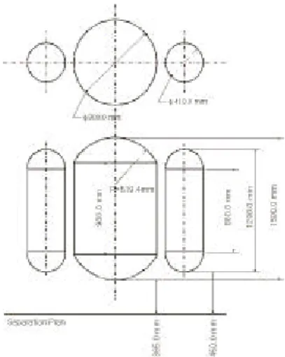 그림 5. 2005SAT Propellant Tanks Size