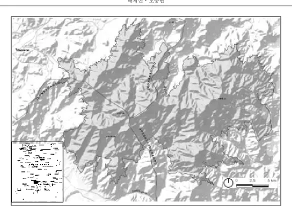 Figure 1. Study site(Jirisan National Park)