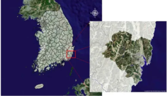 Figure 1. Research Area-Ulsan Metropolitan City