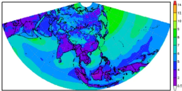 Fig. 7. Same as Fig. 4, except for South America.