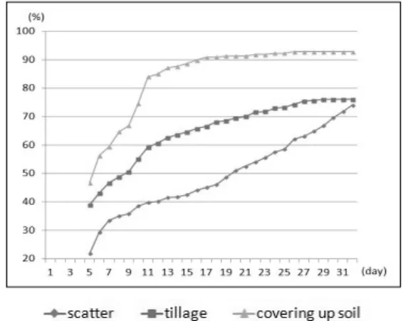 Figure  3.  Germination  of  Pennisetum  alopecuroides.