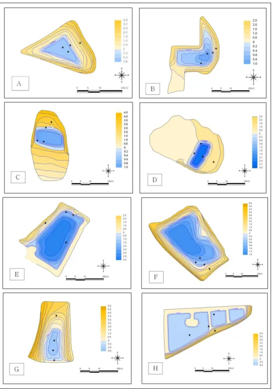 Figure 1. Location map and structure of study sites.