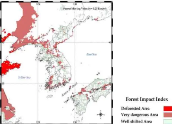 Table 2. Temperate and Boreal Forest Average Change Relation with Δ T asm