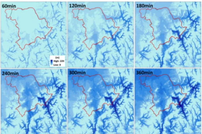 Figure 6. Comparison of the height of local cold air layer by administrative areas included within the analysis scope.