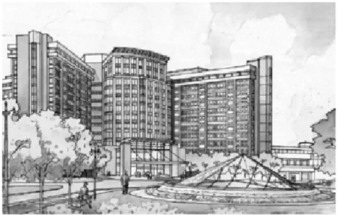 Fig.  11.  main  hospital-perspective 