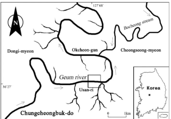 Table 1. The environmental conditions at the studied  station of the Geum River 