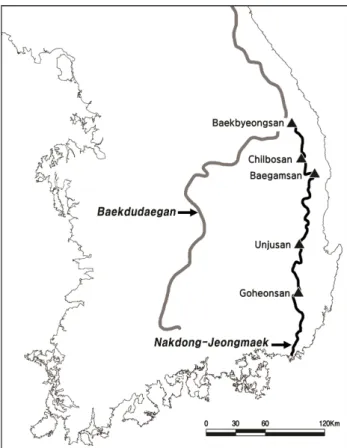 Figure  1.  Map  of  the  surveyed  areas