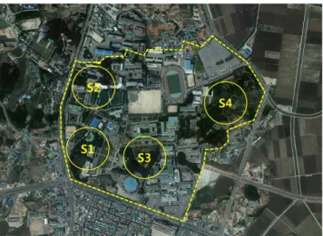 Figure  1.  A  map  of  surveyed  areas