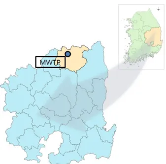 Fig. 1. Map of researched MWTP