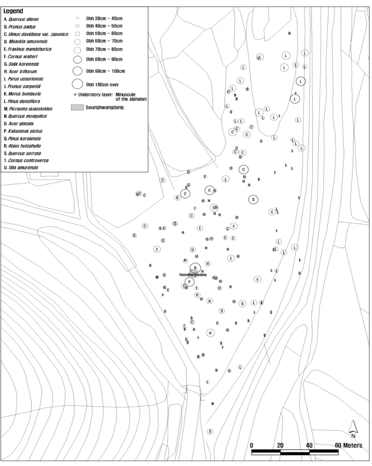Figure  6.  The  map  of  big  tree  distribution  status