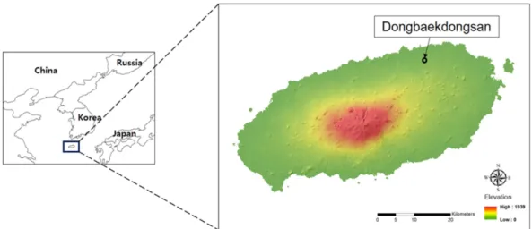 Fig. 1. A map showing the study area.