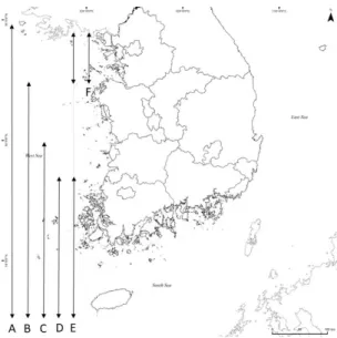 Fig. 3. Map of range by type of distribution.