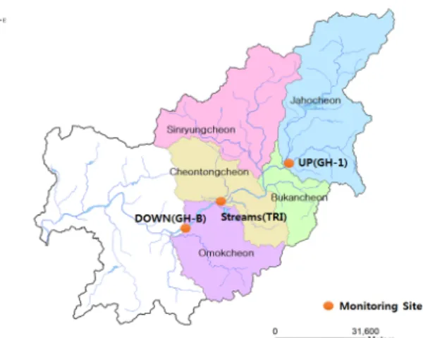 Fig. 1. Location of suvey sites.