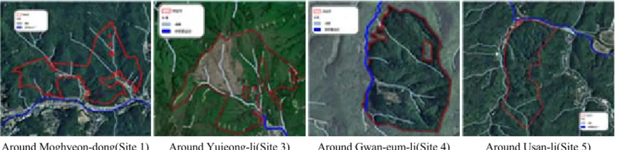 Fig. 5. Recreational resources that can be linked to candidate sites.