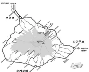 Fig. 1. Gede Pangrango National Park Location Map Source : Gede Pangrango National Park